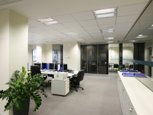 interior of an office building